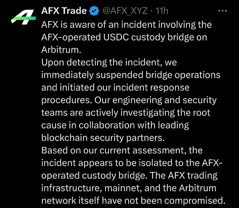 תמונת תקציר לחדשת סייבר: פרויקט הקריפטו AFX Trade דיווח על גניבת כ-24 מיליון דולר עקב פריצה למפתחות מאמתים