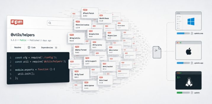 כ-800 חבילות npm זדוניות זוהו בהפצה של נוזקות מסוג RAT וגונב מידע