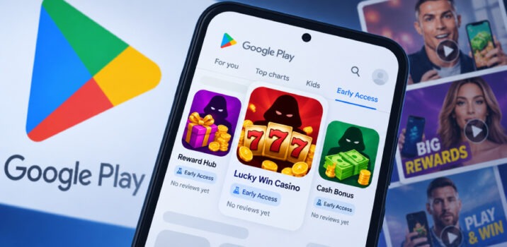 שימוש לרעה בתוכנית ה-Early Access של Google Play להפצת אפליקציות מטעות