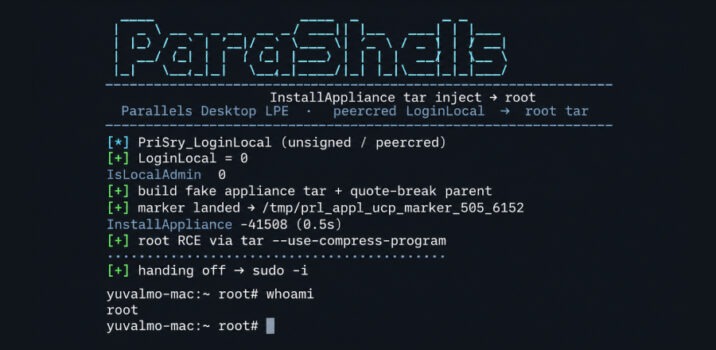 פגיעות ב-Parallels Desktop מאפשרת למשתמשים ללא הרשאות מנהל להשיג גישת Root ב-Mac