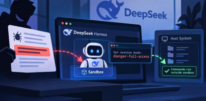 פרצת אבטחה ב-DeepSeek Harness אפשרה לסוכני בינה מלאכותית לנטרל את ארגז החול שלהם