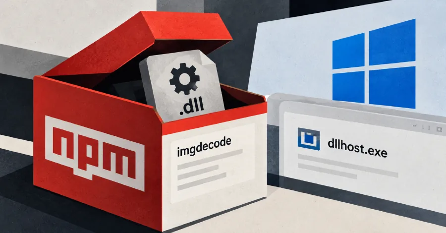 תמונת תקציר לחדשת סייבר: חבילת npm זדונית בשם imgdecode מסתירה מעמיס קוד מעטפת