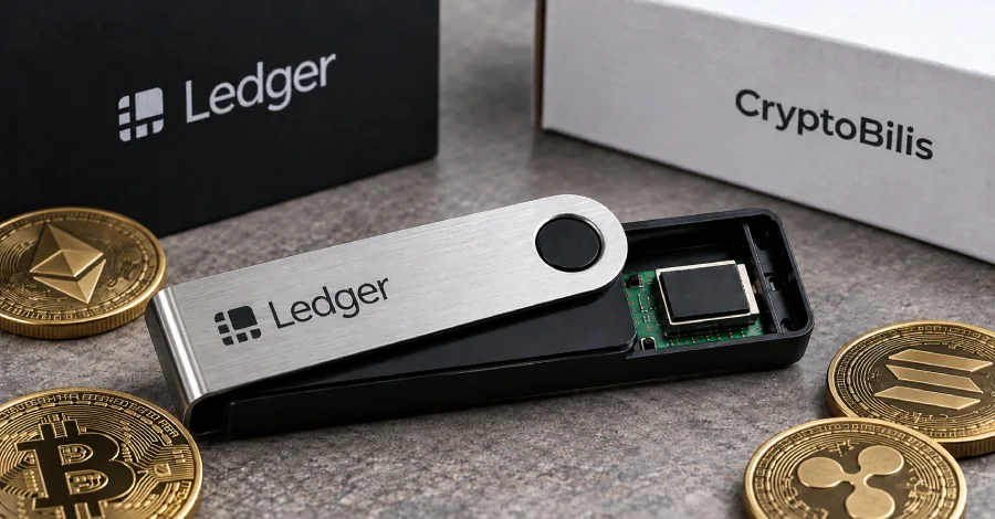תמונת תקציר לחדשת סייבר: חברת Ledger עוצרת מכירות דרך משווק לאחר גילוי רכיב חומרה זדוני בארנקים